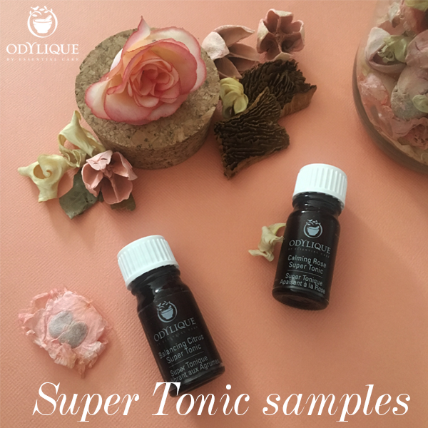Sample Bottles of Rose Petal Tonic